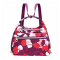 Lila mit Blumen-Muster